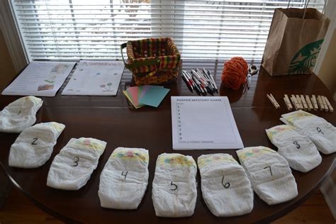 diaper game.